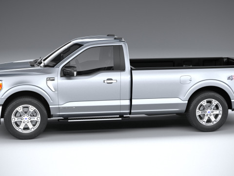 F-150 XLT Regular Cab 2022 Modelo 3D