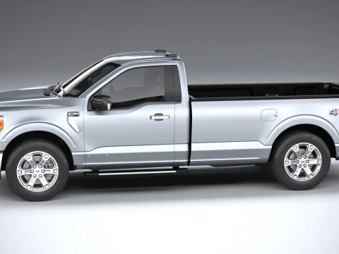 F-150 XLT Regular Cab 2022 3D Model