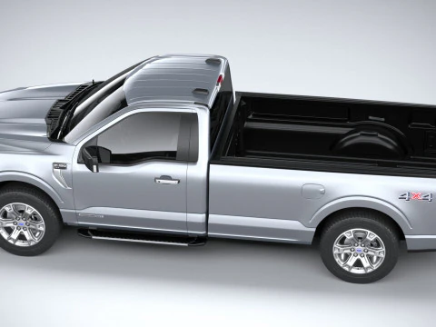 F-150 XLT Regular Cab 2022 3D Model