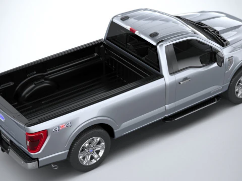 F-150 XLT Regular Cab 2022 3D Model