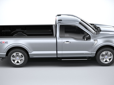 F-150 XLT Regular Cab 2022 Modelo 3D