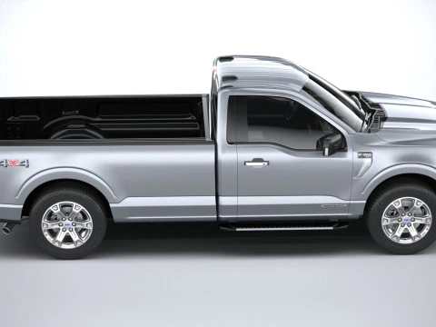 F-150 XLT Regular Cab 2022 3D Model