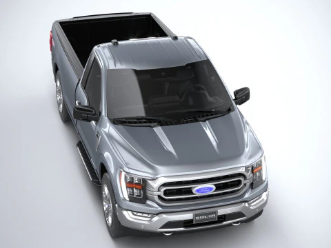 F-150 XLT Regular Cab 2022 3D Model