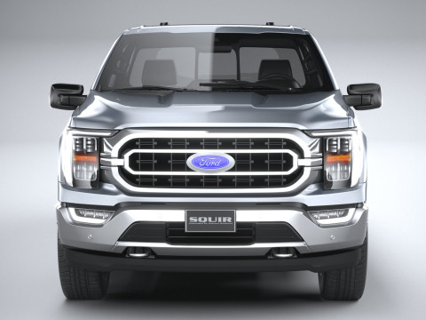 F-150 XLT Regular Cab 2022 Modelo 3D