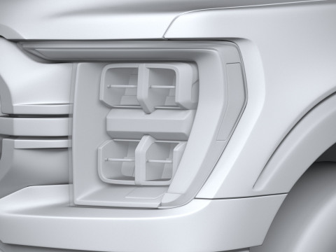 F-150 XLT Regular Cab 2022 Modelo 3D