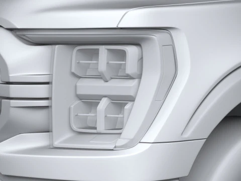 F-150 XLT Regular Cab 2022 3D Model
