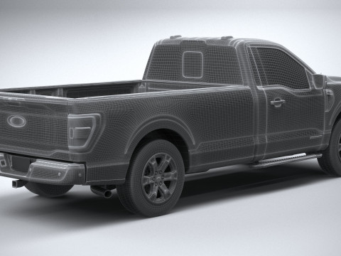 F-150 XLT Regular Cab 2022 Modelo 3D