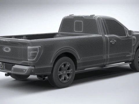 F-150 XLT Regular Cab 2022 3D Model