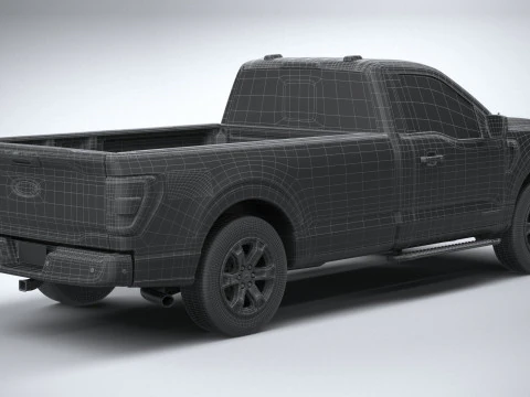 F-150 XLT Regular Cab 2022 3D Model