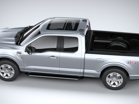 F-150 XLT Super Cab 2022 Modelo 3D