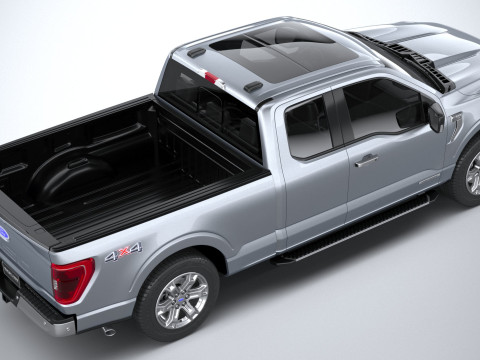 F-150 XLT Super Cab 2022 Modelo 3D