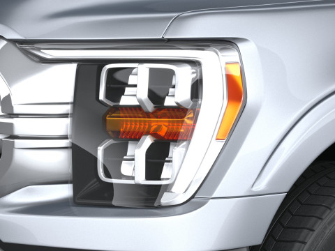 F-150 XLT Super Cab 2022 Modelo 3D