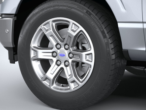 F-150 XLT Super Cab 2022 Modelo 3D