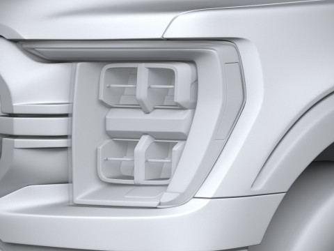 F-150 XLT Super Cab 2022 Modelo 3D