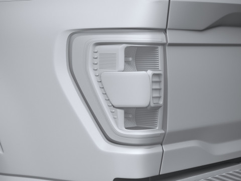 F-150 XLT Super Cab 2022 Modelo 3D