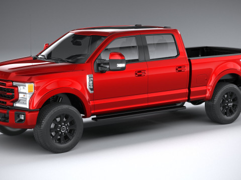 F-250 Super Duty Lariat 2022 3D Model