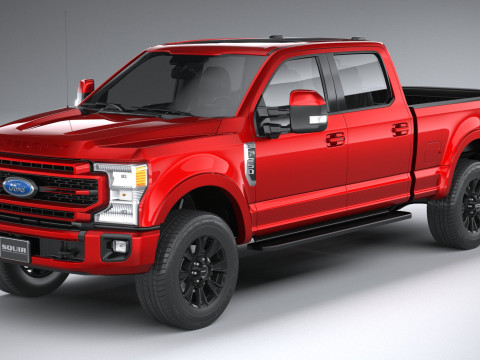 F-250 Super Duty Lariat 2022 3D Модель
