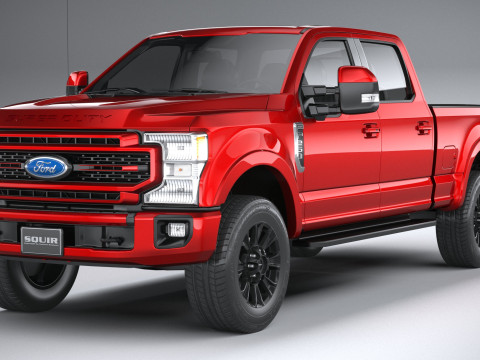 F-250 Super Duty Lariat 2022 3D Модель