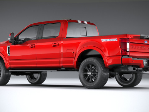 F-250 Super Duty Lariat 2022 3D Модель