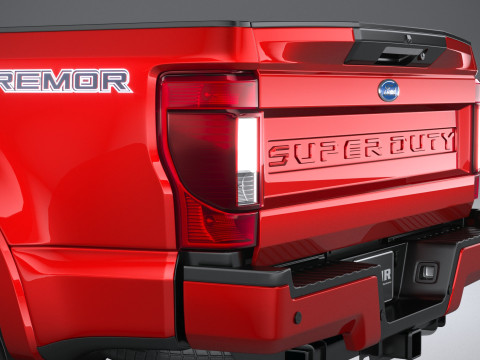 F-250 Super Duty Lariat 2022 3D Модель