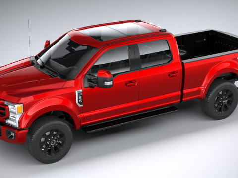 F-250 Super Duty Lariat 2022 3D Модель