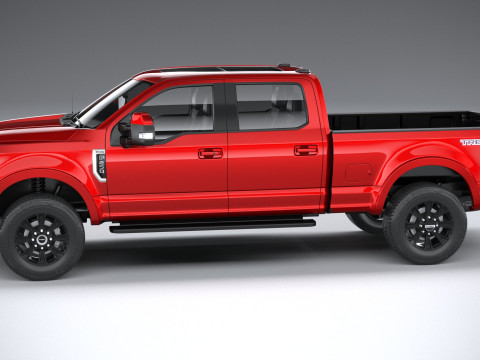 F-250 Super Duty Lariat 2022 3D Модель