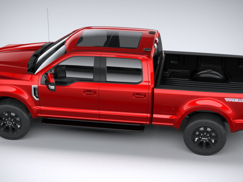 F-250 Super Duty Lariat 2022 3D Модель