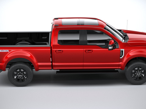 F-250 Super Duty Lariat 2022 3D Модель