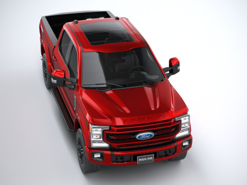 F-250 Super Duty Lariat 2022 3D Модель