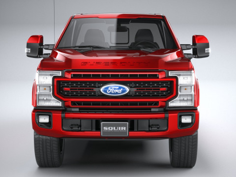 F-250 Super Duty Lariat 2022 3D Модель