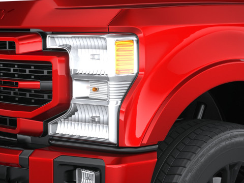 F-250 Super Duty Lariat 2022 3D Модель