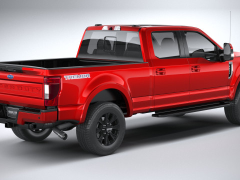 F-250 Super Duty Lariat 2022 3D Модель