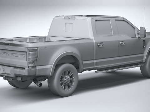 F-250 Super Duty Lariat 2022 3D Модель