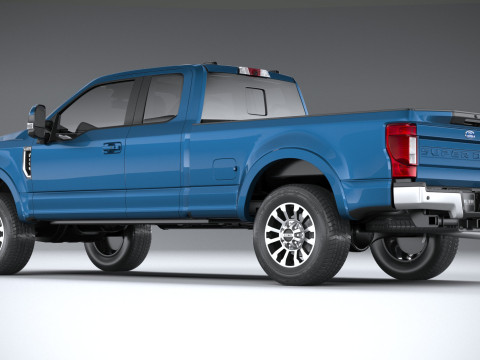F-350 Super Duty Lariat Super Cab LB 2022 3D Model