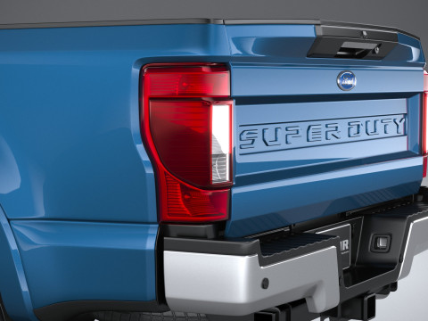 F-350 Super Duty Lariat Super Cab LB 2022 3D Model
