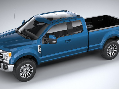 F-350 Super Duty Lariat Super Cab LB 2022 3D Model