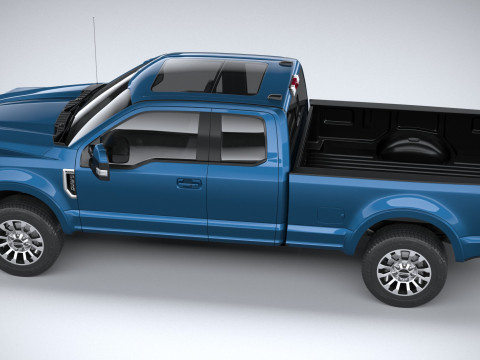 F-350 Super Duty Lariat Super Cab LB 2022 3D Model