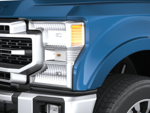 F-350 Super Duty Lariat Super Cab LB 2022 3D Model