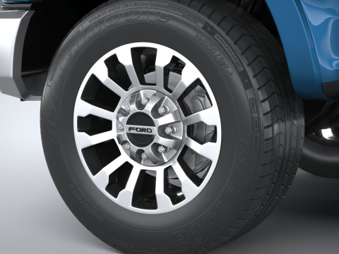 F-350 Super Duty Lariat Super Cab LB 2022 3D Model