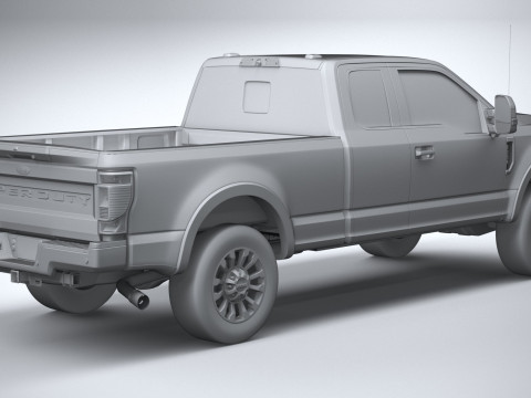 F-350 Super Duty Lariat Super Cab LB 2022 3D Model
