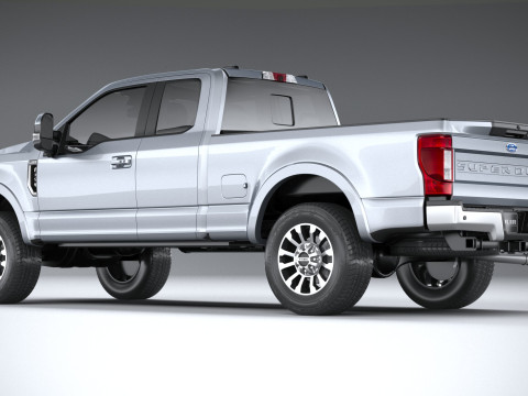 F-350 Super Duty Lariat Super Cab SB 2022 3D Model
