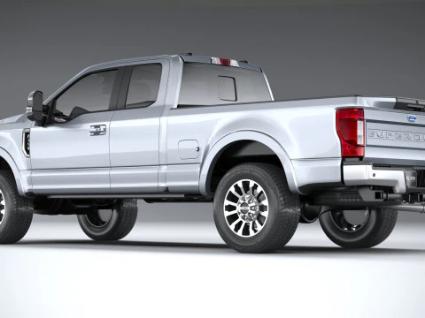 F-350 Super Duty Lariat Super Cab SB 2022 3D Model