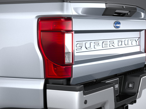 F-350 Super Duty Lariat Super Cab SB 2022 3D Model