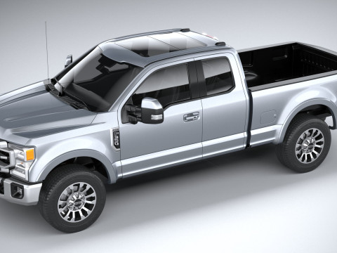 F-350 Super Duty Lariat Super Cab SB 2022 3D Model