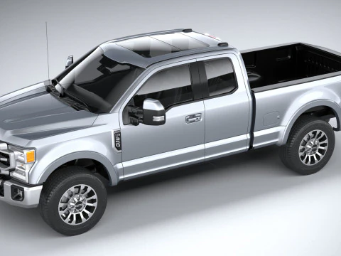 F-350 Super Duty Lariat Super Cab SB 2022 3D Model