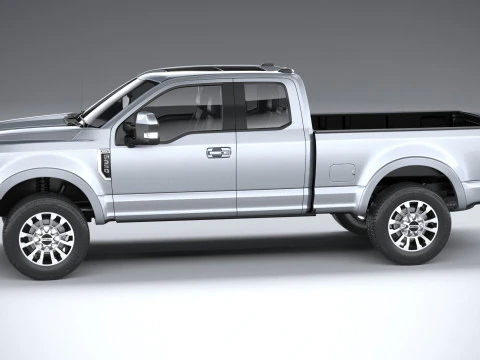 F-350 Super Duty Lariat Super Cab SB 2022 3D Model