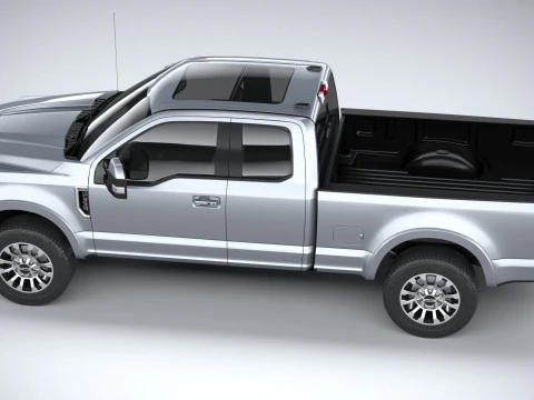 F-350 Super Duty Lariat Super Cab SB 2022 3D Model