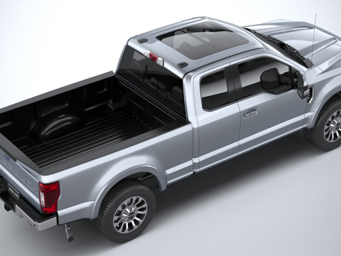 F-350 Super Duty Lariat Super Cab SB 2022 3D Model