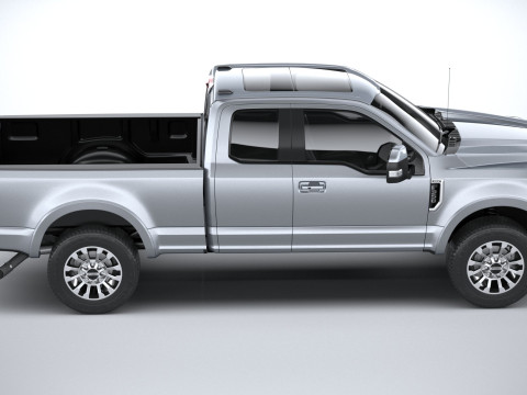 F-350 Super Duty Lariat Super Cab SB 2022 3D Model