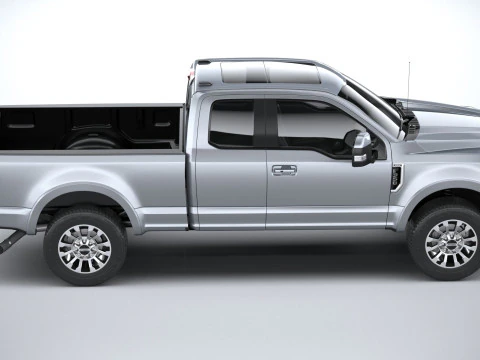 F-350 Super Duty Lariat Super Cab SB 2022 3D Model
